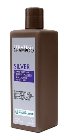 Shampoo Silver Strategy 300ml Cabellos Grises O Blancos - comprar online