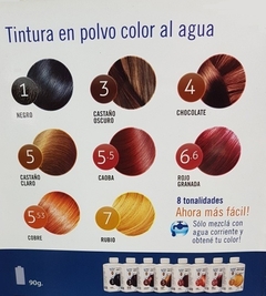 Tintura En Polvo Color Al Agua 90gr Egyptian Henna - tienda online