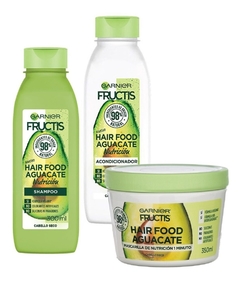 Combo Garnier Aguacate Palta Kit Vegano Shampoo Acondic Másc