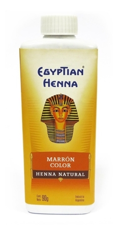 Henna Egyptian Tintura Natural En Polvo 90gr - Pelomania