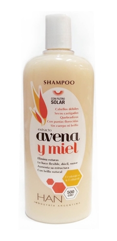Combo Avena Y Miel Han Shampoo Y Enjuague 500cm3 Másc 200gr - comprar online