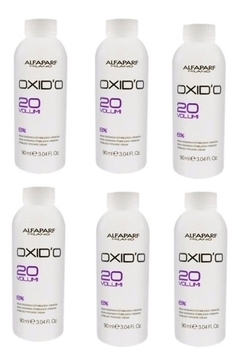 Oxidante X6 Unidades 20 Volúmenes 90ml - Alfaparf