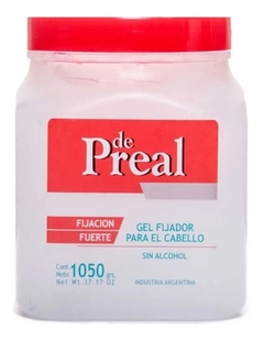 De Preal Gel Fijador 1050gr Fijación Fuerte Sin Alcohol