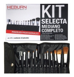 Kit Pinceles Profesional Selecta Mediano Completo X12 - HEBURN 475H