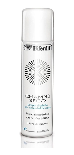 Biferdil Champú Seco Hipoalergénico C/keratina X170ml S/glut