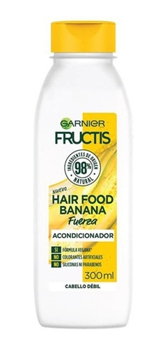 Combo Garnier Banana Kit Vegano Shampoo Acondic Máscara en internet
