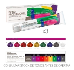 Issue Tintura X3 Cibercolores Semipermanente Fantasía 70gr - tienda online
