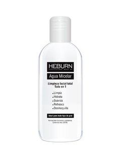 AGUA MICELAR PARA LIMPIEZA FACIAL X 200ML - HEBURN