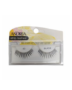 Pestañas strip Lashes 43 black - Andrea