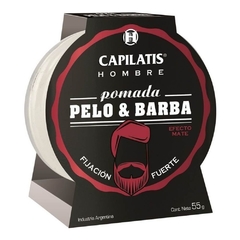 Pomada Pelo y Barba Efecto Mate Fijación Fuerte 55g - Capilatis Hombre