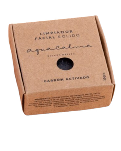 LIMPIADOR FACIAL SÓLIDO CARBÓN ACTIVADO - AGUACALMA - comprar online