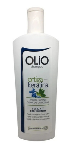 Shampoo Ortiga y Keratina 420ml - Olio