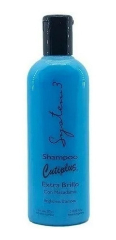 Shampoo Cutiplus Extra Brillo con Macadamia x375ml - System 3