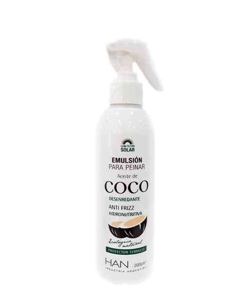 Emulsion Para Peinar Aceite De Coco 200cm3 - HAN
