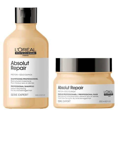 Kit Shampoo x300ml + Máscara x 250ml Absolut Repair Serie Expert- Loreal