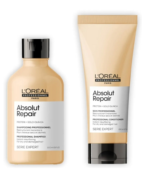 Kit Absolut Repair Shampoo X300 + Acondicionador X200 Loreal