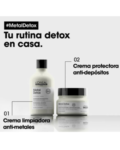 Kit Metal Detox Shampoo + Máscara Serie Expert Loreal - Pelomania