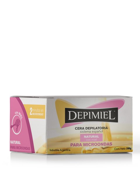 CERA DEPILATORIA NATURAL CON MIEL PARA MICROONDAS 200GR - DEPIMIEL