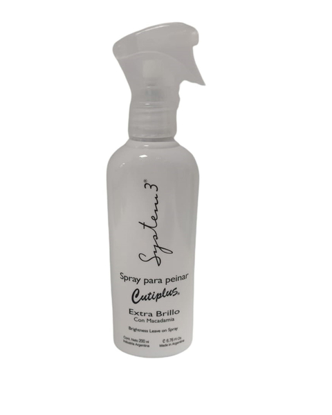 Spray para peinar Cutiplus Extra Brillo con Macadamia x200ml - System 3