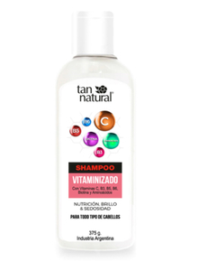 Shampoo Vitaminizado x 375ml - Tan Natural