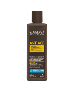 Shampoo Para Hombre Antiage 300ml Strategy Plumari