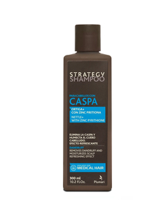 Shampoo Hombre Cabellos Con Caspa 300ml Strategy Plumari