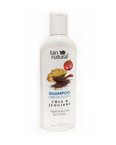Shampoo chía y Jengibre Libre de glúten x375ML Essentials - TAN NATURAL - comprar online