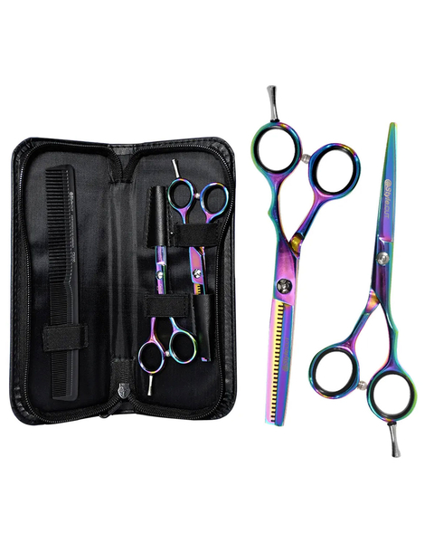 Kit Tijeras de Corte + Pulir + Peine - StyleCut