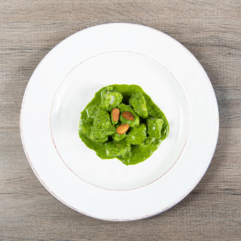 Ñoquis de Coliflor con Pesto