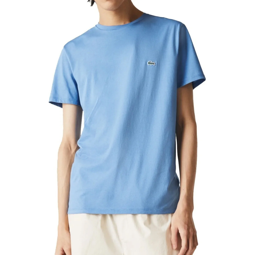 Remera Hombre Basica Lacoste Pima Cuello Redondo Regular Fit TH6709