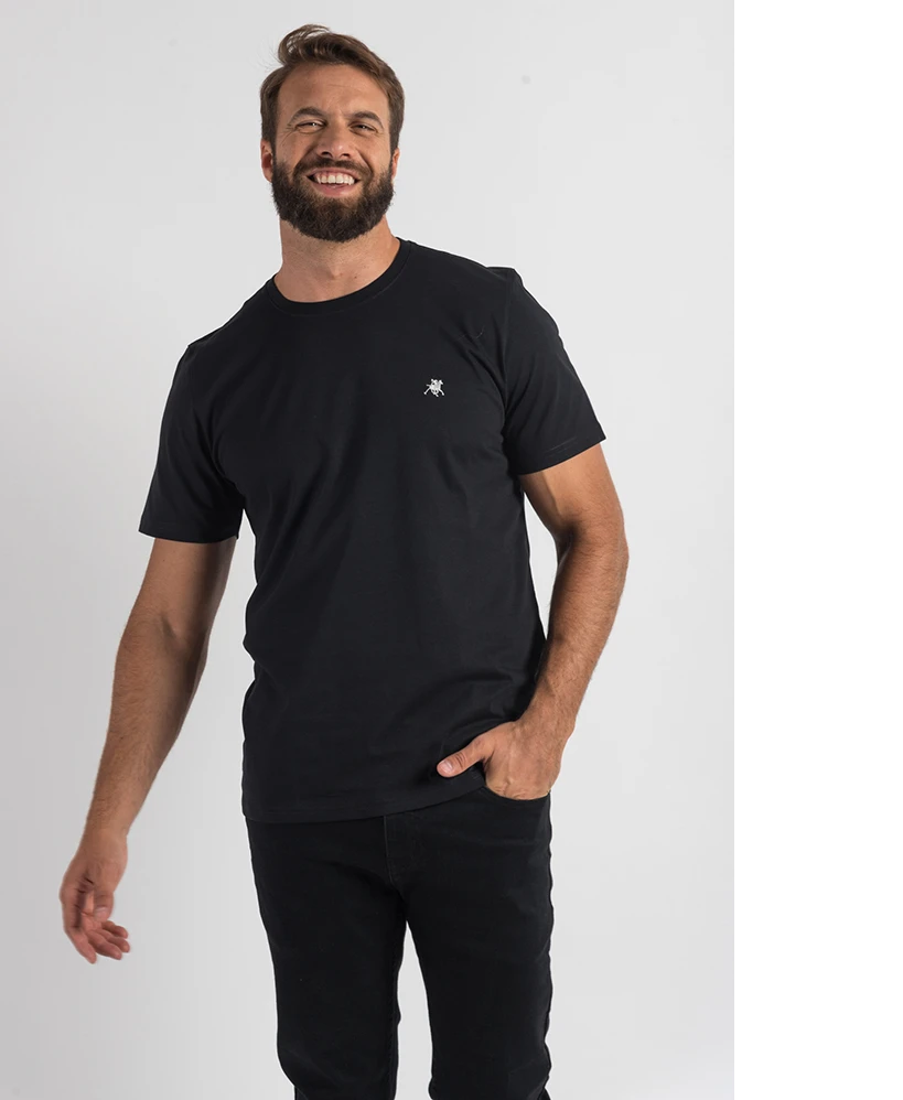 Remera Algodon Peruano Hombre Oxford Polo Club Sunset1 Manga Corta SUNSET1