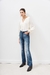 Pantalon Jean Mujer Rapsodia Flare Azul (5026112A) - comprar online