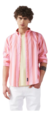 Camisa Algodon Hombre Bensimon Tokyo Rayada ML (41147) - comprar online