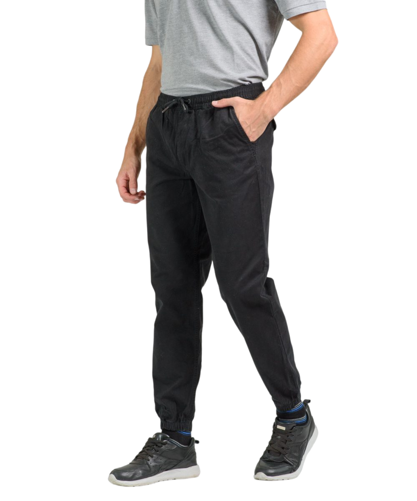 Pantalones Cargo Hombre Gabardina Bolsillos Jogger Jogging