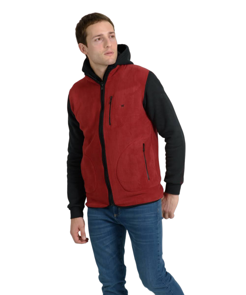 Chaleco Polar Hombre Wrangler Sin Capucha W86008