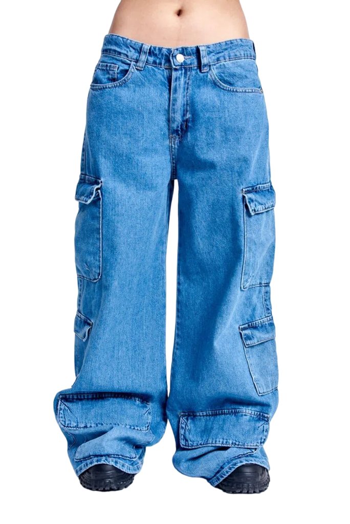 Pantalon Jean Mujer 47 Street Cargo Low (51220329)