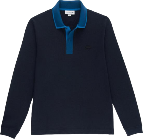 Chomba Lacoste Hombre Manga Larga L1312 Classic Ft L1312