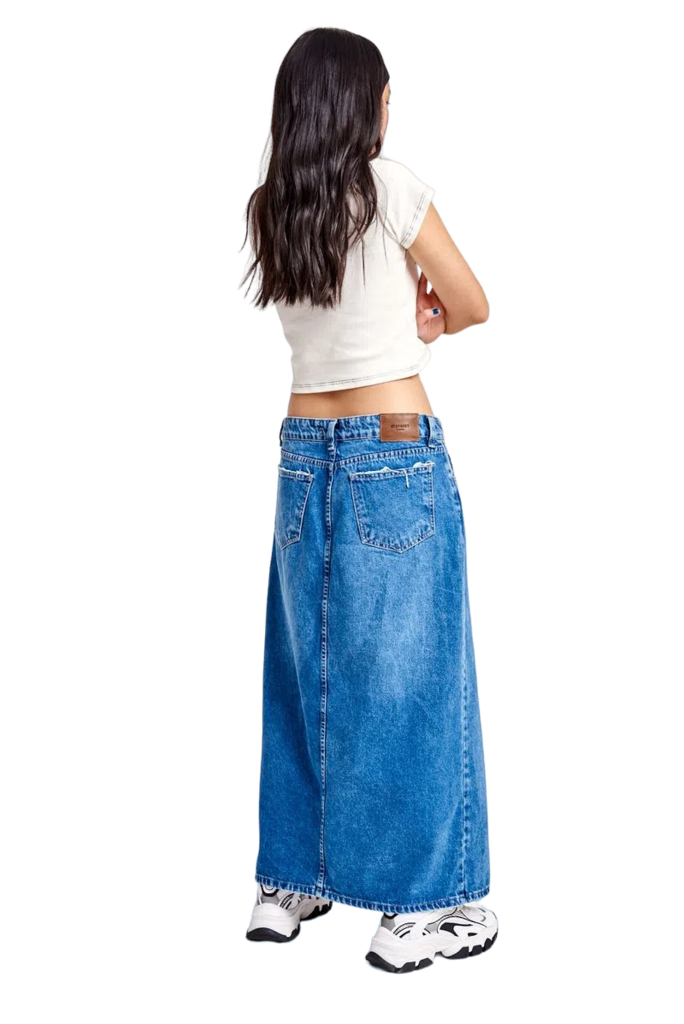 Falda jean mujer hotsell