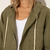 Campera Lino Mujer Portsaid Jacket Lino Garment Dye Con Capucha (AP341220) - tienda online