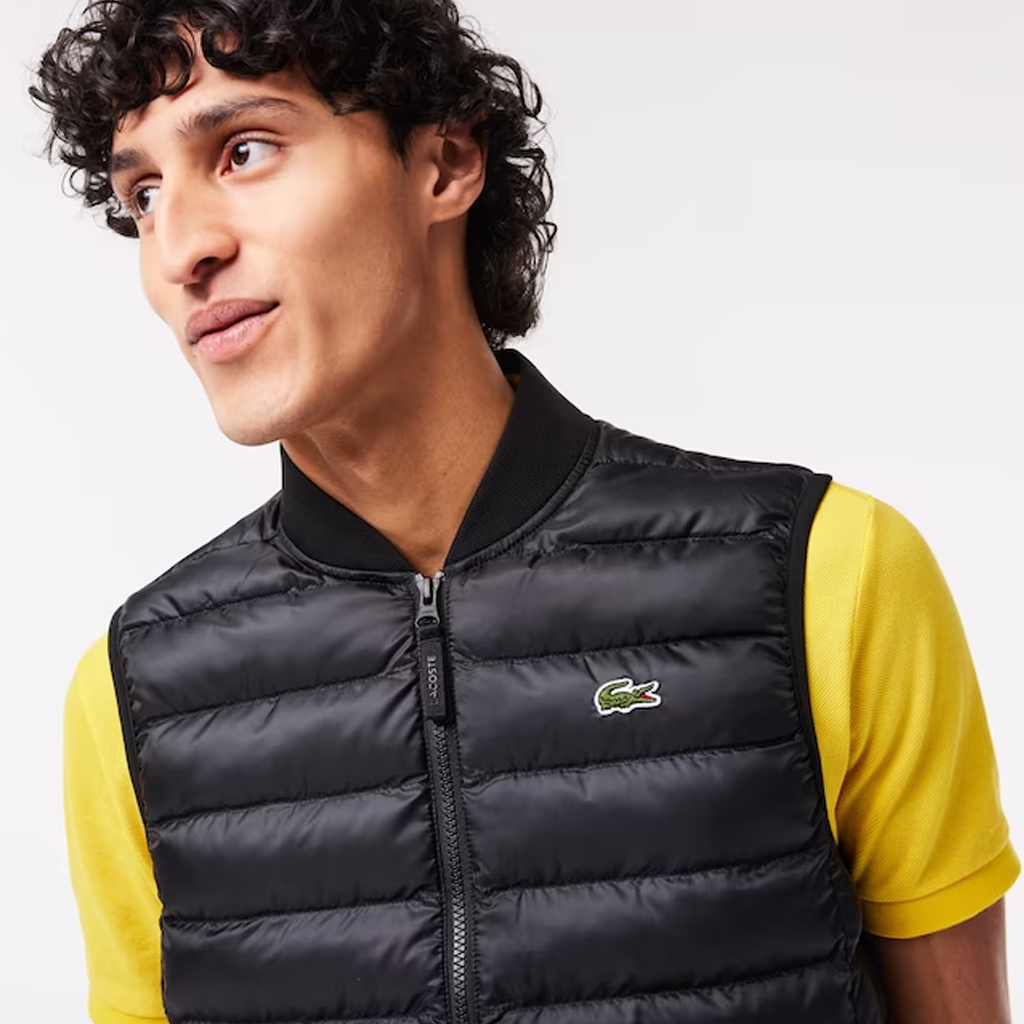 CHALECO LACOSTE HOMBRE LANA LISO AH4805