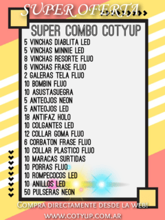 Combo Cotyup