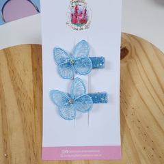 Imagem do Hair Clip Borboleta Organza (Parzinho)