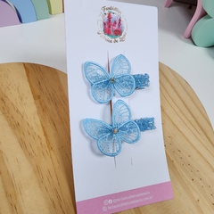 Imagem do Hair Clip Borboleta Organza (Parzinho)