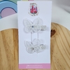 Hair Clip Borboleta Organza (Parzinho)