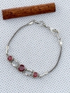 Pulseira Em Prata 925 Com Granada (1/08U900199)