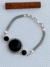 Pulseira Em Prata 925 Com Ônix (53/16U2280509)