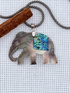 Pingente Em Prata 925 Com Abalone - Elefante (1/01P490109) - comprar online