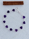 PULSEIRA EM PRATA 925 COM AMETISTA (39/02U970239)