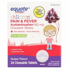 Equate Children's Pain & Fever Reliever Tablets