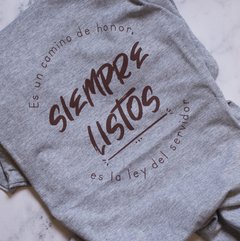 Remera "Siempre listos"